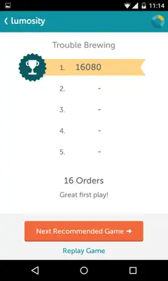 Lumosity android App screenshot 3